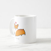 Happy Hearts-Mok | Corgi Dingen Koffiemok (Voorkant links)