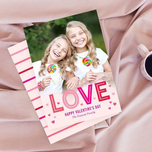 Happy Hearts Valentijnsdag-fotokaart Feestdagenkaart