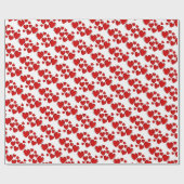 Happy Hearts Valentijnsdag Wrapping Paper Cadeaupapier (Vlak)