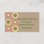 Happy Hearts Visitekaartje (Achterkant)