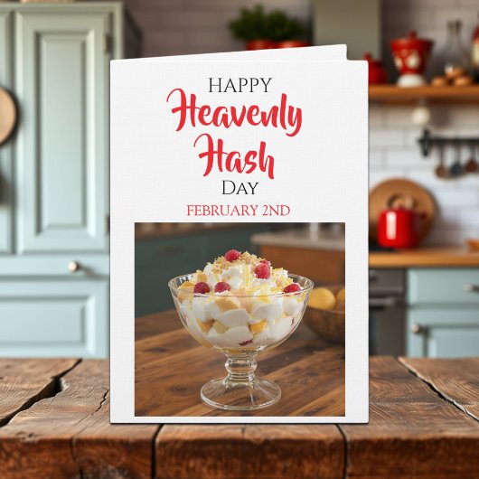 Happy Heavenly Hash Day! February 2nd Kaart