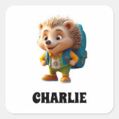 Happy Hedegel Vierkante Sticker (Voorkant)