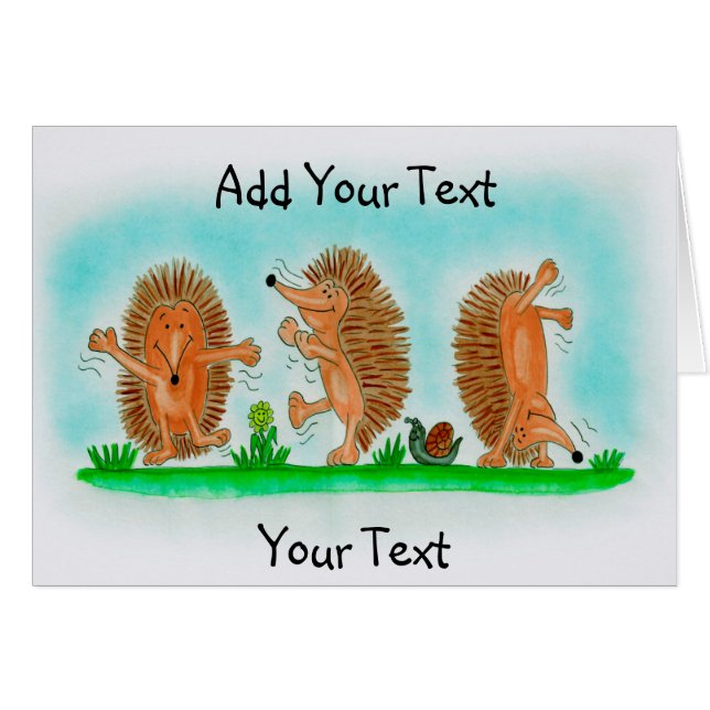 Happy Hedégs-tekening (Voorkant Horizontaal)