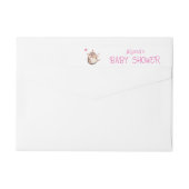 Happy Hedgehog Garden Party Baby shower (Achterkant)