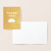 Happy Hedgehog Golden bedankbriefjes Folie Kaarten (Display)