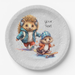 Happy Hedgehog Waterverf Papier Bord