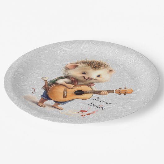 Happy Hedgehog Waterverf Papier Bord (Gekanteld)