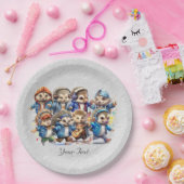 Happy Hedgehog Waterverf Papier Bord (Feest)