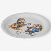 Happy Hedgehog Waterverf Papier Bord (Gekanteld)