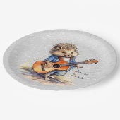 Happy Hedgehog Waterverf Papier Bord (Gekanteld)