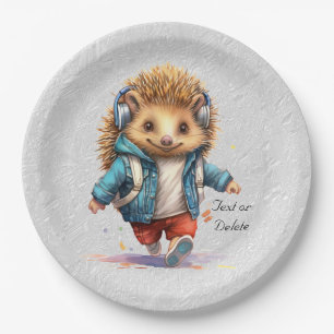 Happy Hedgehog Waterverf Papier Bord