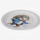 Happy Hedgehog Waterverf Papier Bord (Gekanteld)