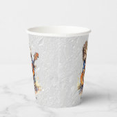 Happy Hedgehog Waterverf Papier Cups Papieren Bekers (Rechts)