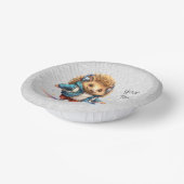 Happy Hedgehog Waterverf Papieren kom (Gebogen)