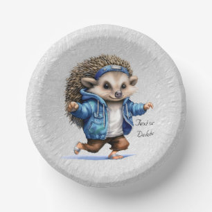 Happy Hedgehog Waterverf Papieren kom