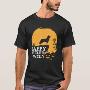 Happy Heelerween Blue Heeler Halloween Costume Hee T-shirt