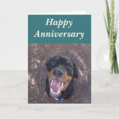 Happy Heidi Rottweiler Jubileum Kaart (Voorkant)