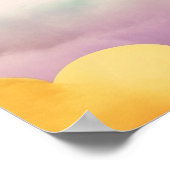 Happy, heldere zon in Clouds Nursery Poster (Hoek)