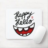Happy Hello BIG Smile Muismat (Met muis)
