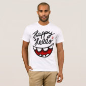 Happy Hello BIG Smile T-shirt (Voorkant volledig)