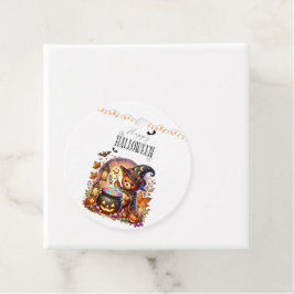 Happy Helloween Schattige Wizard Beer Bedankjes Labels