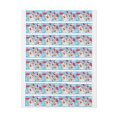 Happy hen clipart adreslabel wikkel (Vel)