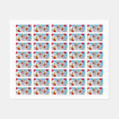 Happy hen clipart labels (Vel)