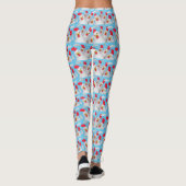 Happy hen clipart leggings (Achterkant)