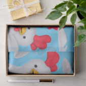 Happy hen clipart tissuepapier (Geschenk)