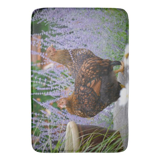 Happy Hens Badmat (Voorkant Verticaal)