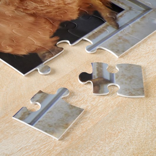 Happy Hens Funny Chicken Butt Fot Legpuzzel (Zijkant)