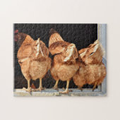 Happy Hens Funny Chicken Butt Fot Legpuzzel (Horizontaal)