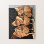 Happy Hens Funny Chicken Butt Fot Legpuzzel (Verticaal)
