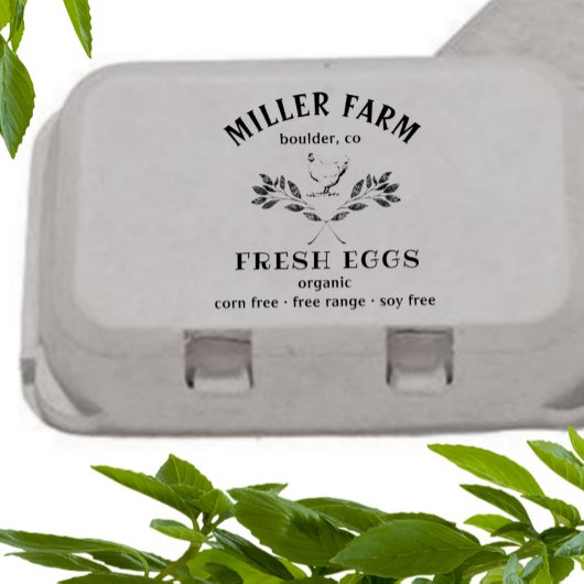 happy hens laurel tak ei karton stempel