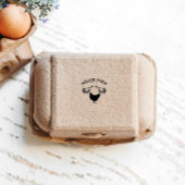 Happy Hens Laurel Tak Monogram Ei Stempel