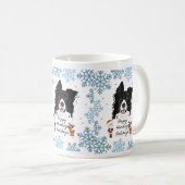 Happy Herding Dog Feestdagen Koffiemok (Voorkant rechts)