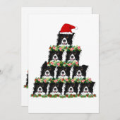 Happy Herding Dog Feestdagen Notitiekaartje (Voorkant / Achterkant)