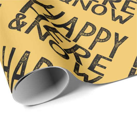 Happy here en Now Wrap Cadeaupapier (Rol Hoek)