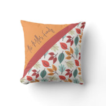Happy Herfst Autumn gepersonaliseerd bladeren patr