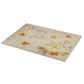 Happy Herfst | Autumn Leaves en Pumpkin Snijplank (Hoek)