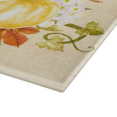 Happy Herfst | Autumn Leaves en Pumpkin Snijplank (Hoek)