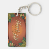 Happy Herfst Autumn Sleutelhanger (achterkant)