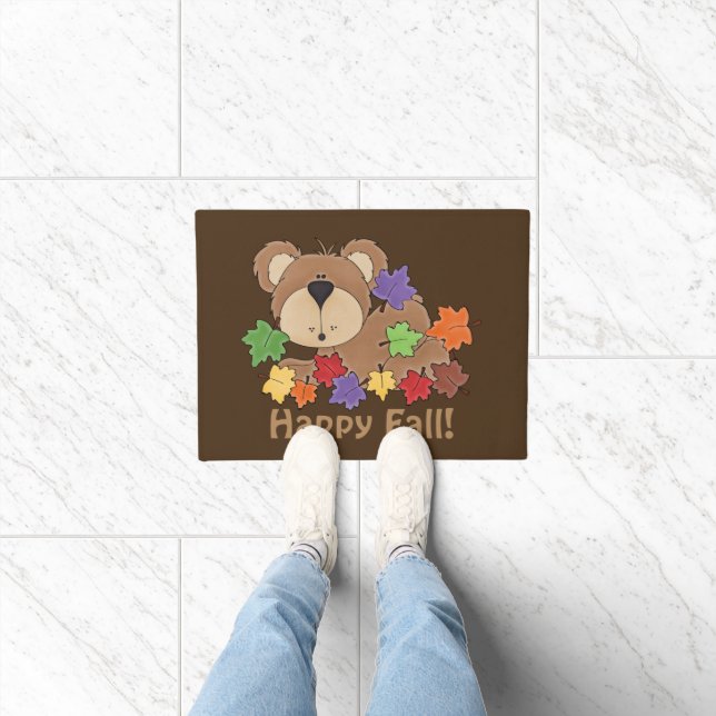 Happy Herfst beren deurmat (Binnen)