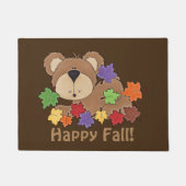 Happy Herfst beren deurmat (Voorkant)