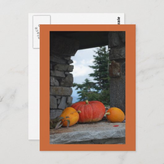 Happy Herfst Briefkaart (Voorkant / Achterkant)