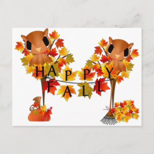 Happy Herfst Briefkaart