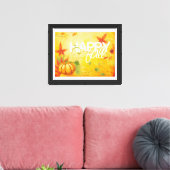 happy herfst canvus canvas afdruk (Insitu (Woonkamer))