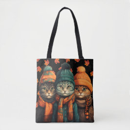 Happy Herfst Cats Tas