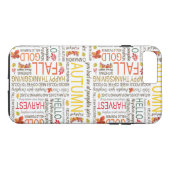 Happy Herfst citeert moderne kleurrijke tekst Case-Mate iPhone Case (Achterkant (Horizontaal))