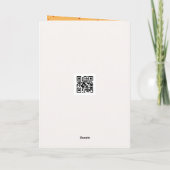 Happy Herfst Eekhoorn met een esdoornblad Kaart (Achterkant)